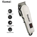 kemei KM-809A km809Aแบตเตอเลี่ยนตัดผม( มีแบบลับคม ) ปัตตาเลี่ยนตัดผม แบตเตอเลี่ยนไร้สาย